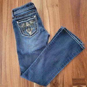 Miss Me Embellished Boot Cut Signature Rise Jeans